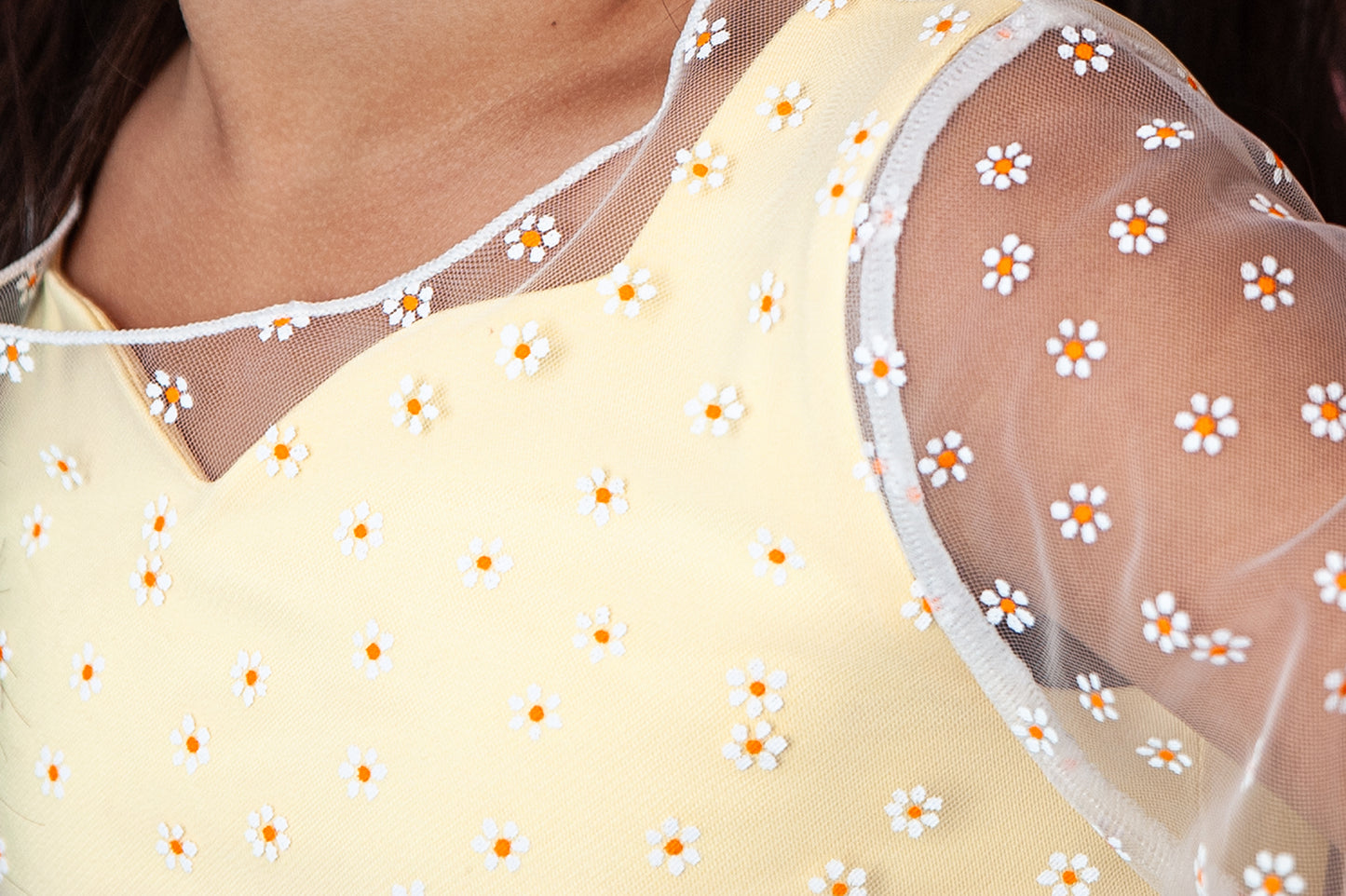 SHEER FLORAL TOP