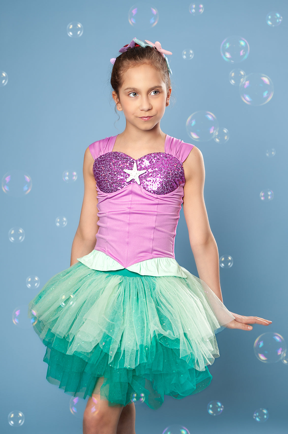 Ariel mermaid Bamboo tutu set