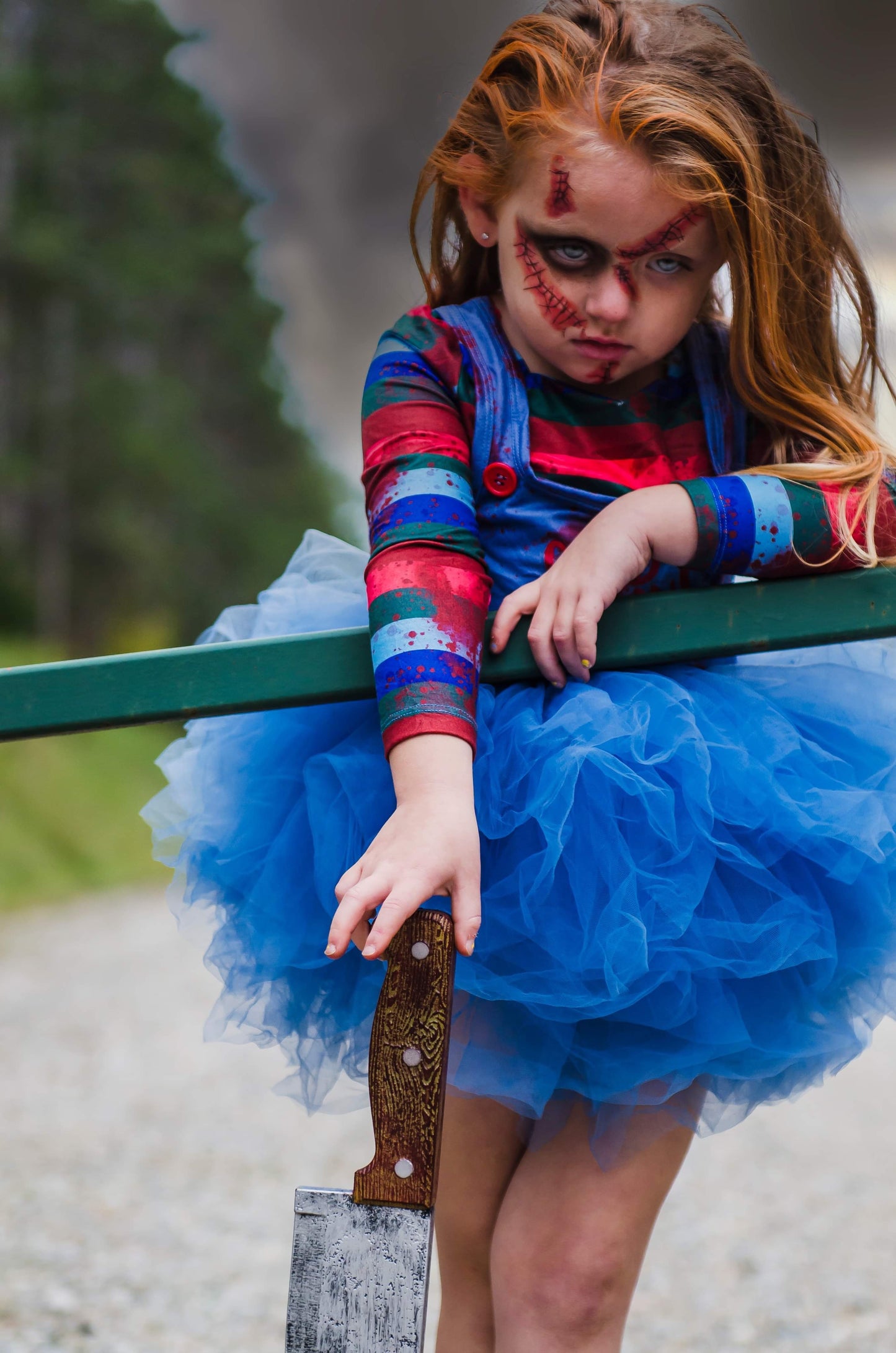 Chucky inspired tutu leotard