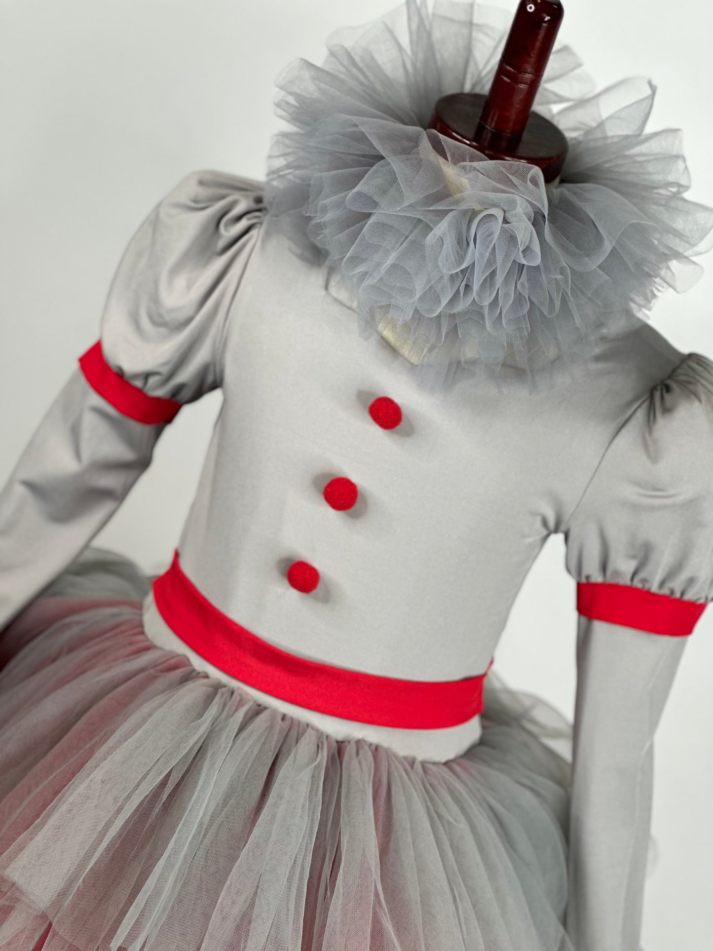 It the clown inspired tutu set TWO PIECE FULL COVERAGE TOP