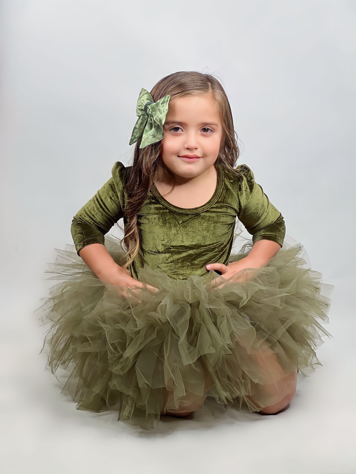Velvet Olive tutu leotard