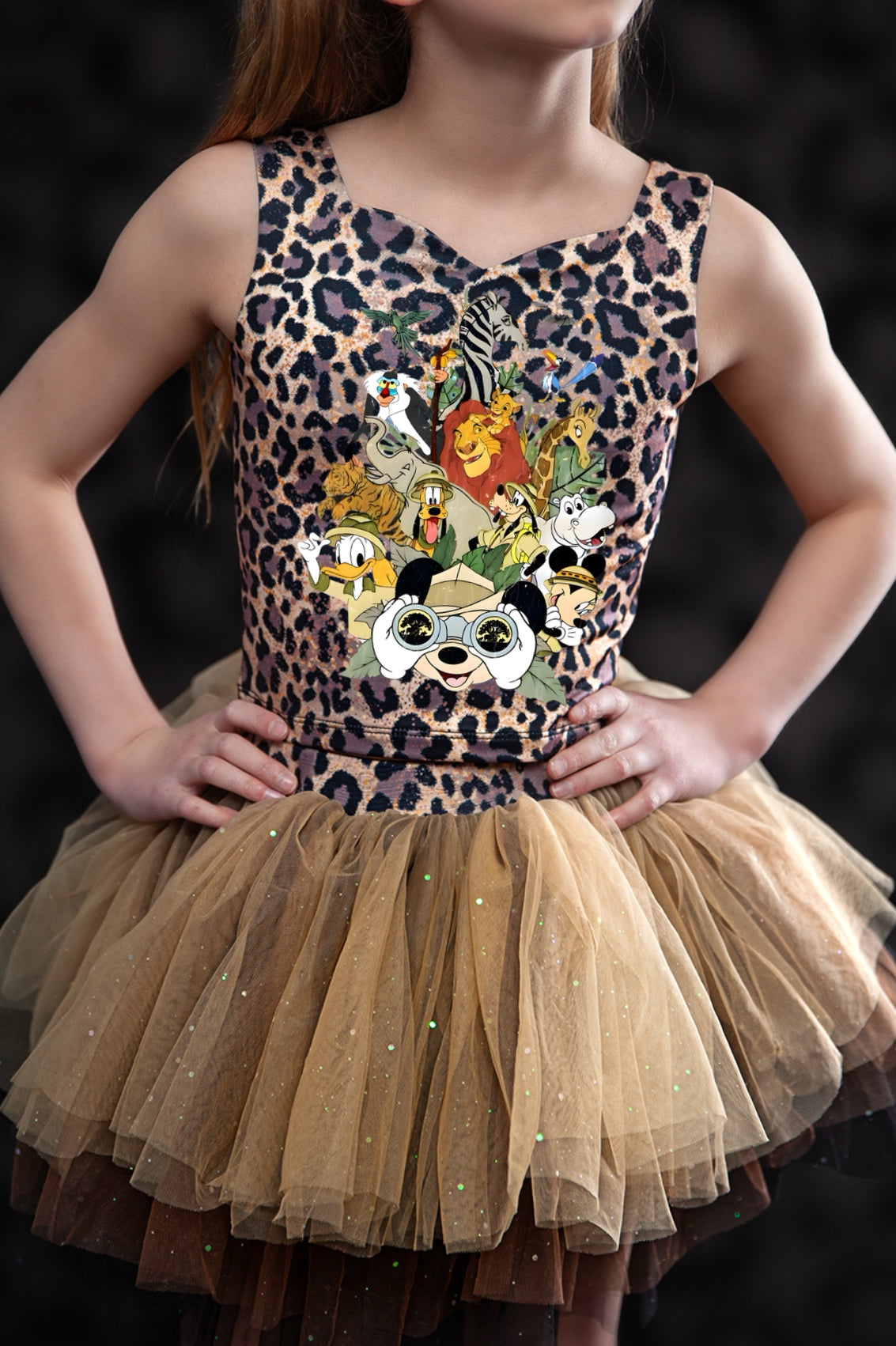 Magical safari Leopard bamboo two piece set