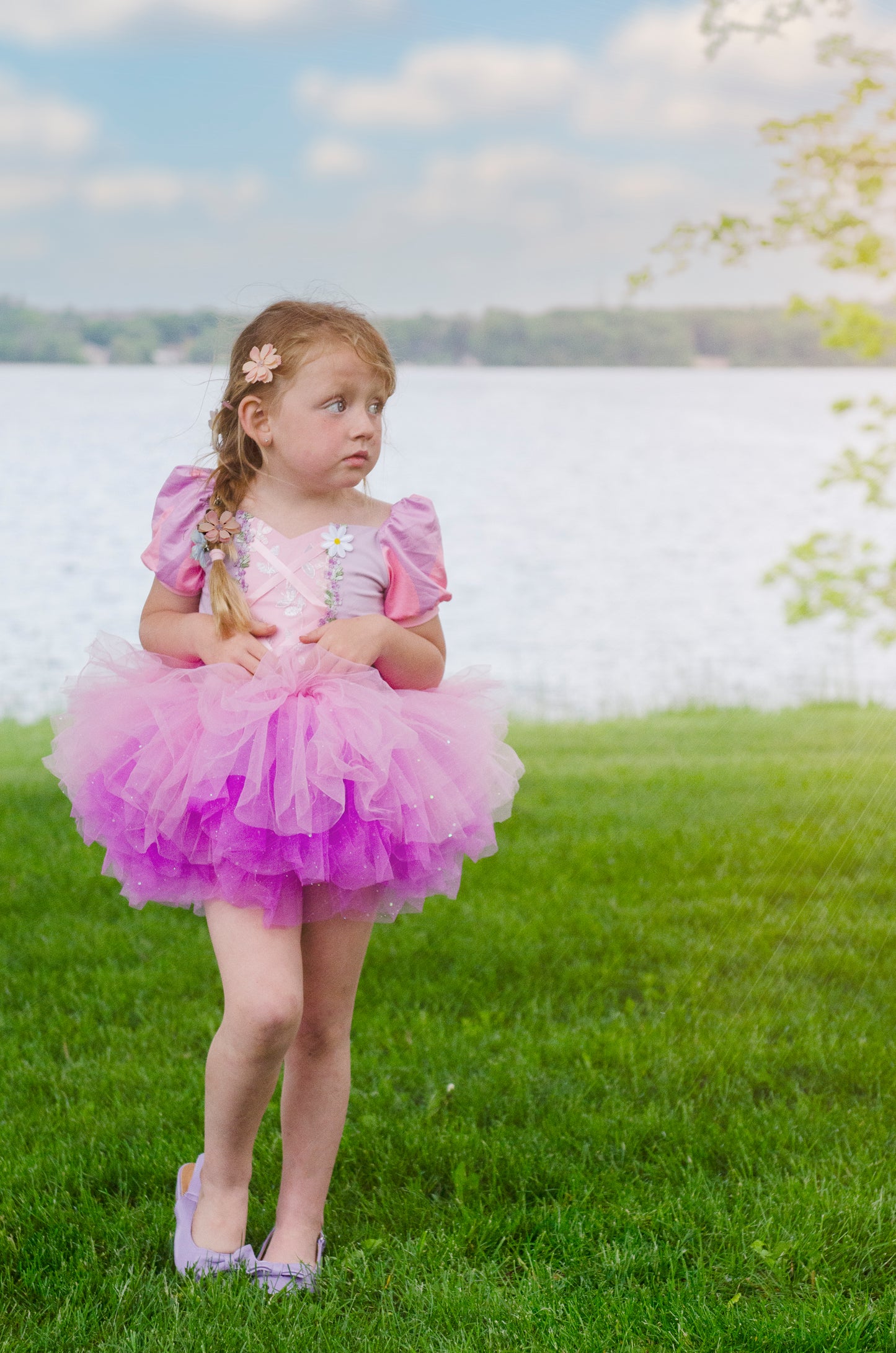 Rapunzel Bamboo tutu set- NOT READY TO SHIP