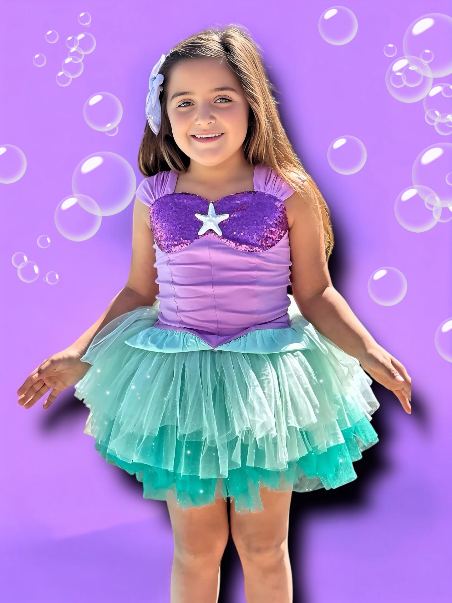 Ariel mermaid Bamboo tutu set