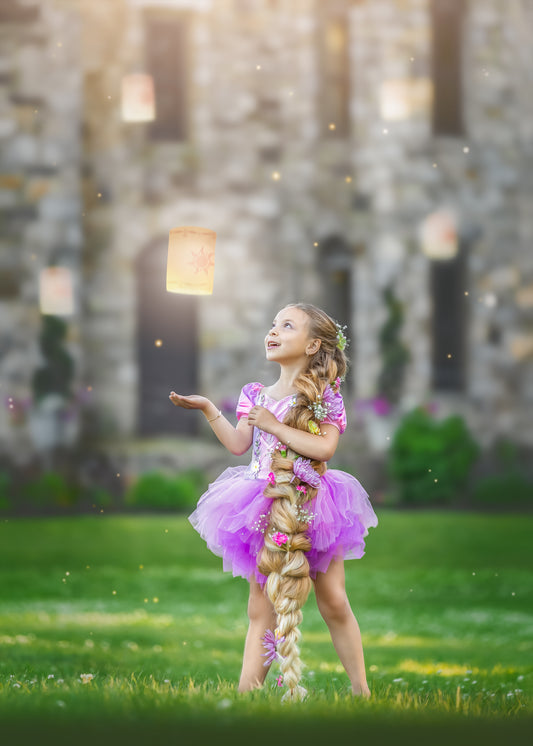 Rapunzel Bamboo tutu set- NOT READY TO SHIP