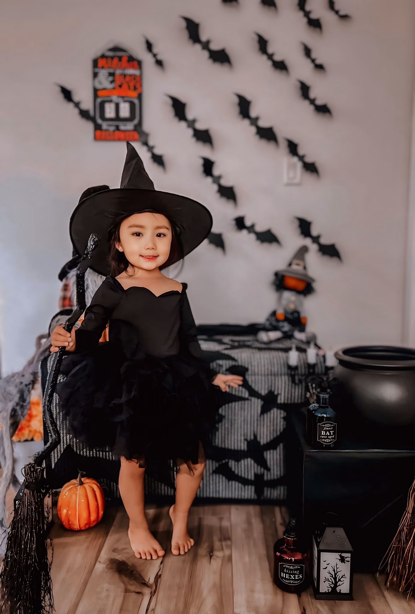 Long sleeve black sweetheart neckline soft tulle tutu leotard