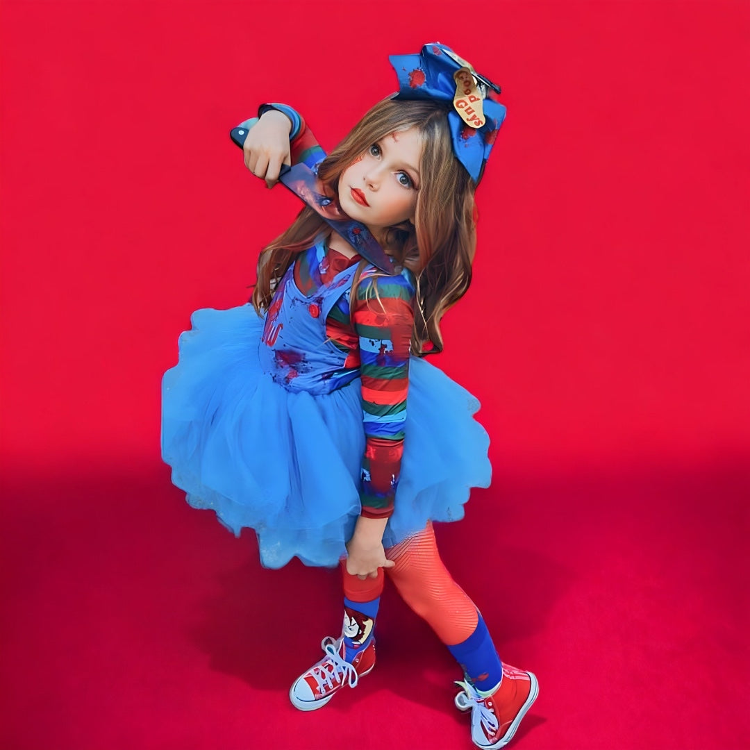 Chucky inspired tutu leotard