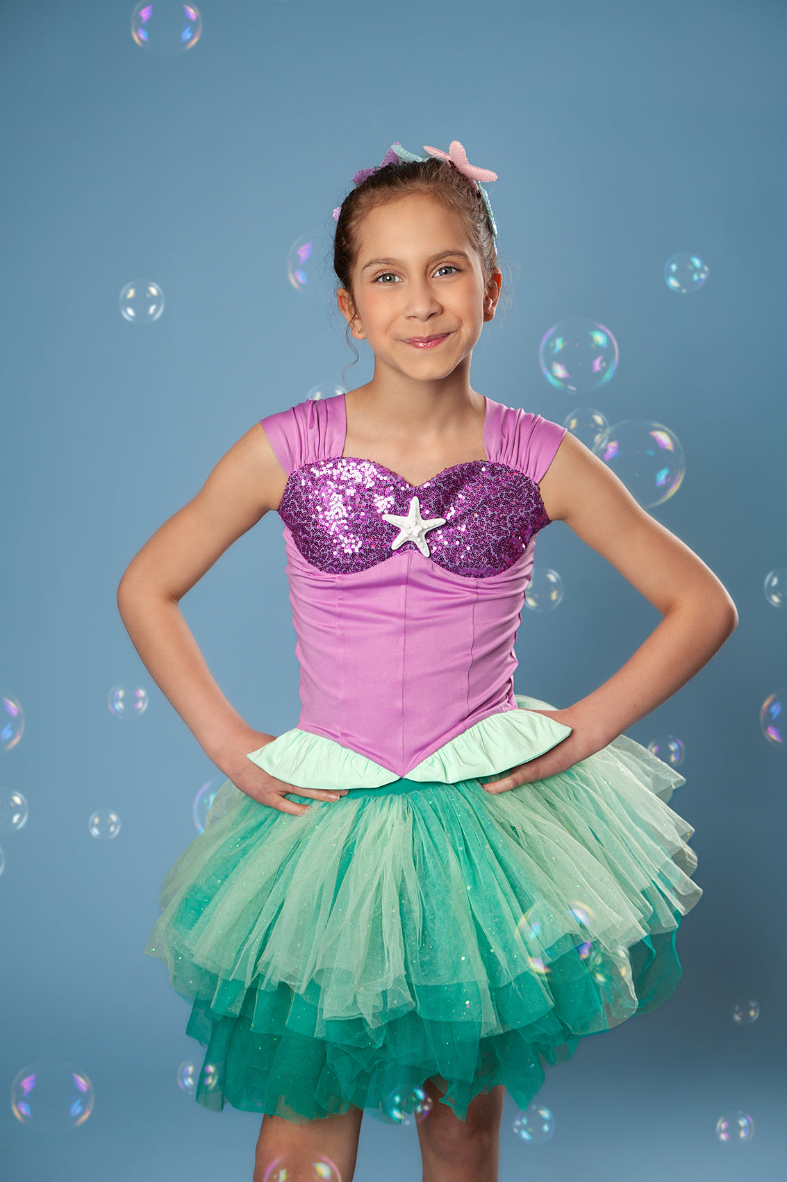 Ariel mermaid Bamboo tutu set