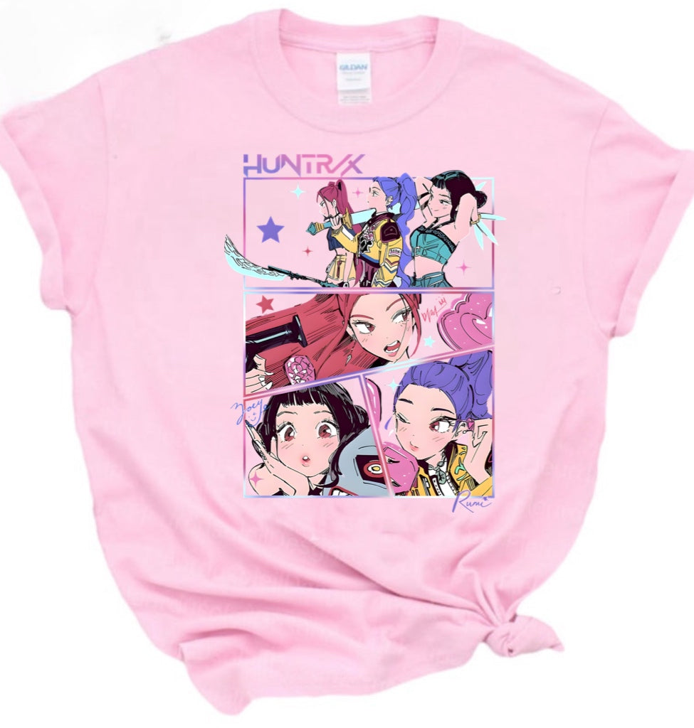 K pop adult unisex tshirt ( choose your color and design)