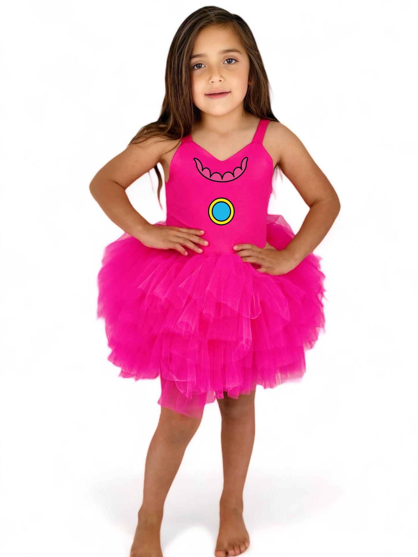 Peach dress inspired tutu leo choose style