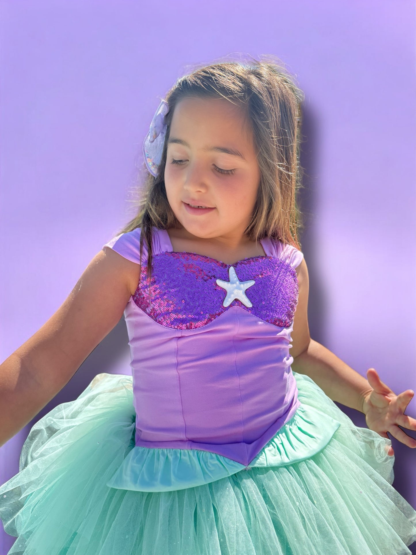 Ariel mermaid Bamboo tutu set