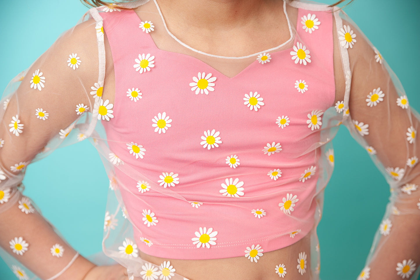 SHEER DAISY TOP