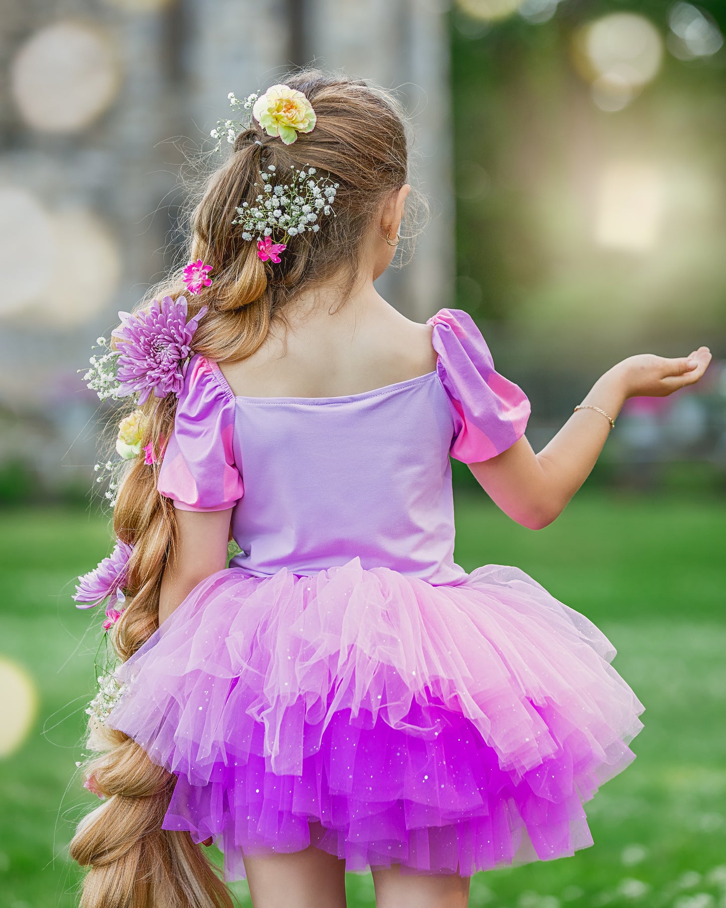 Rapunzel Bamboo tutu set- NOT READY TO SHIP