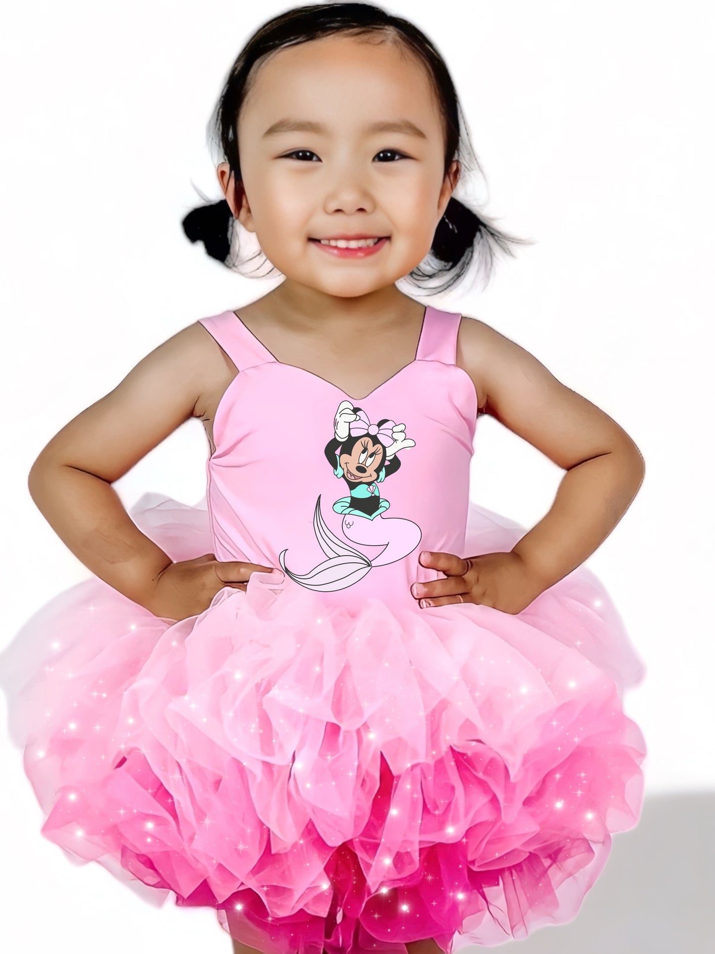 Pink Cruise one piece tutu leo rhinestoned tutu (many options)