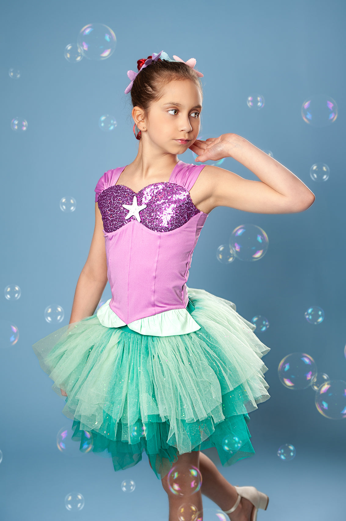 Ariel mermaid Bamboo tutu set