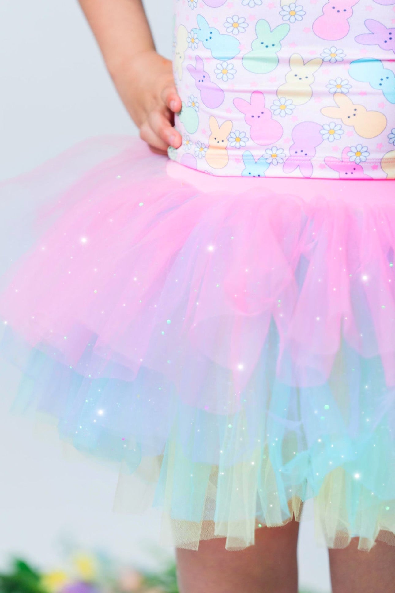 Peeps soft glitter rainbow set Bamboo