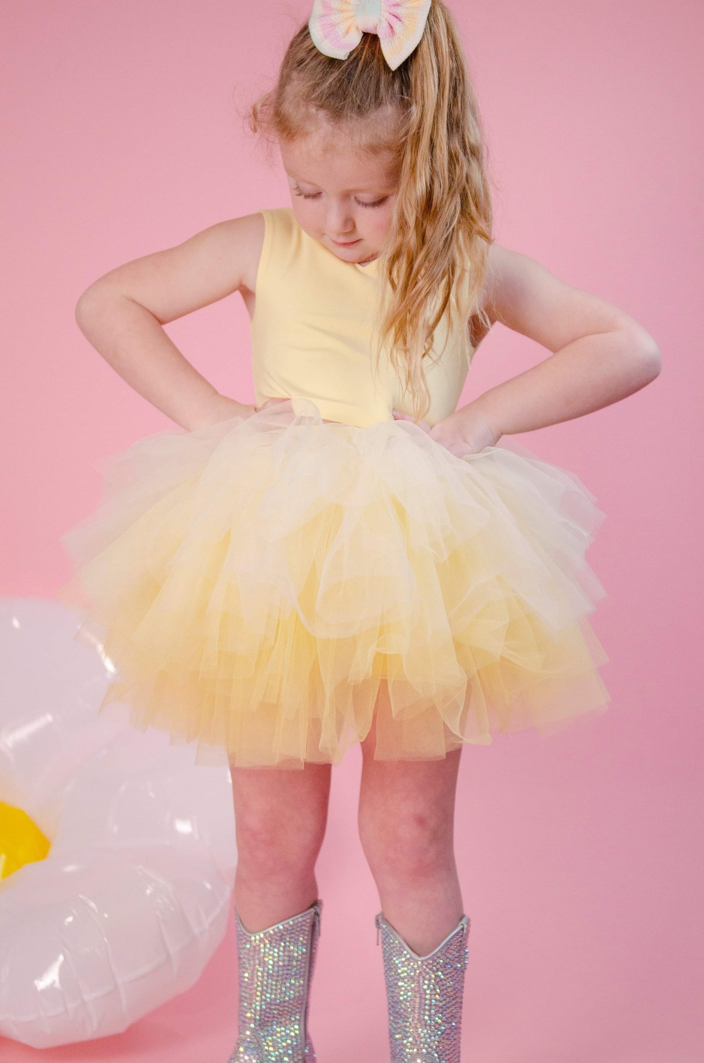 YELLOW Bamboo two piece set
