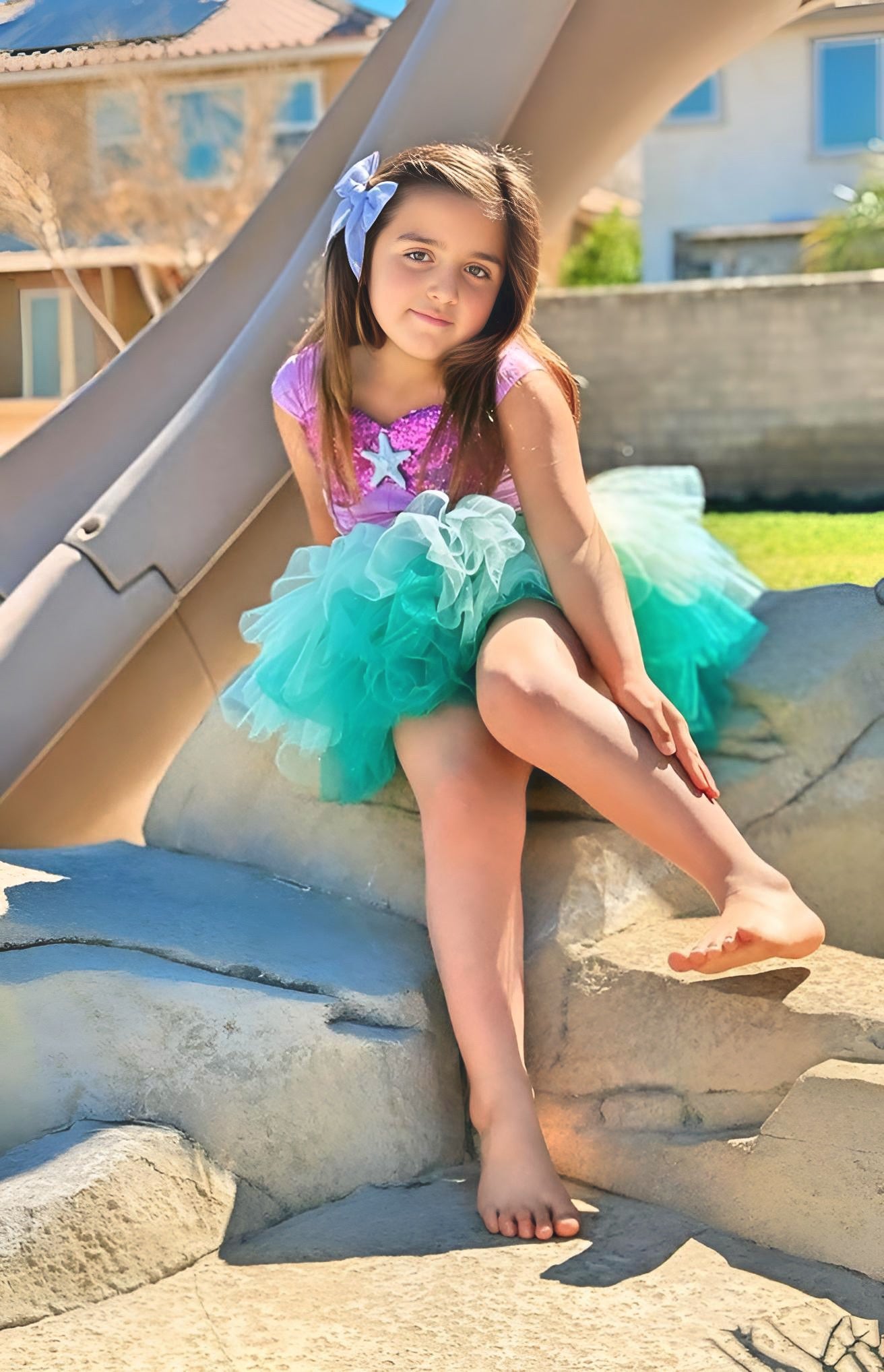 Ariel mermaid Bamboo tutu set