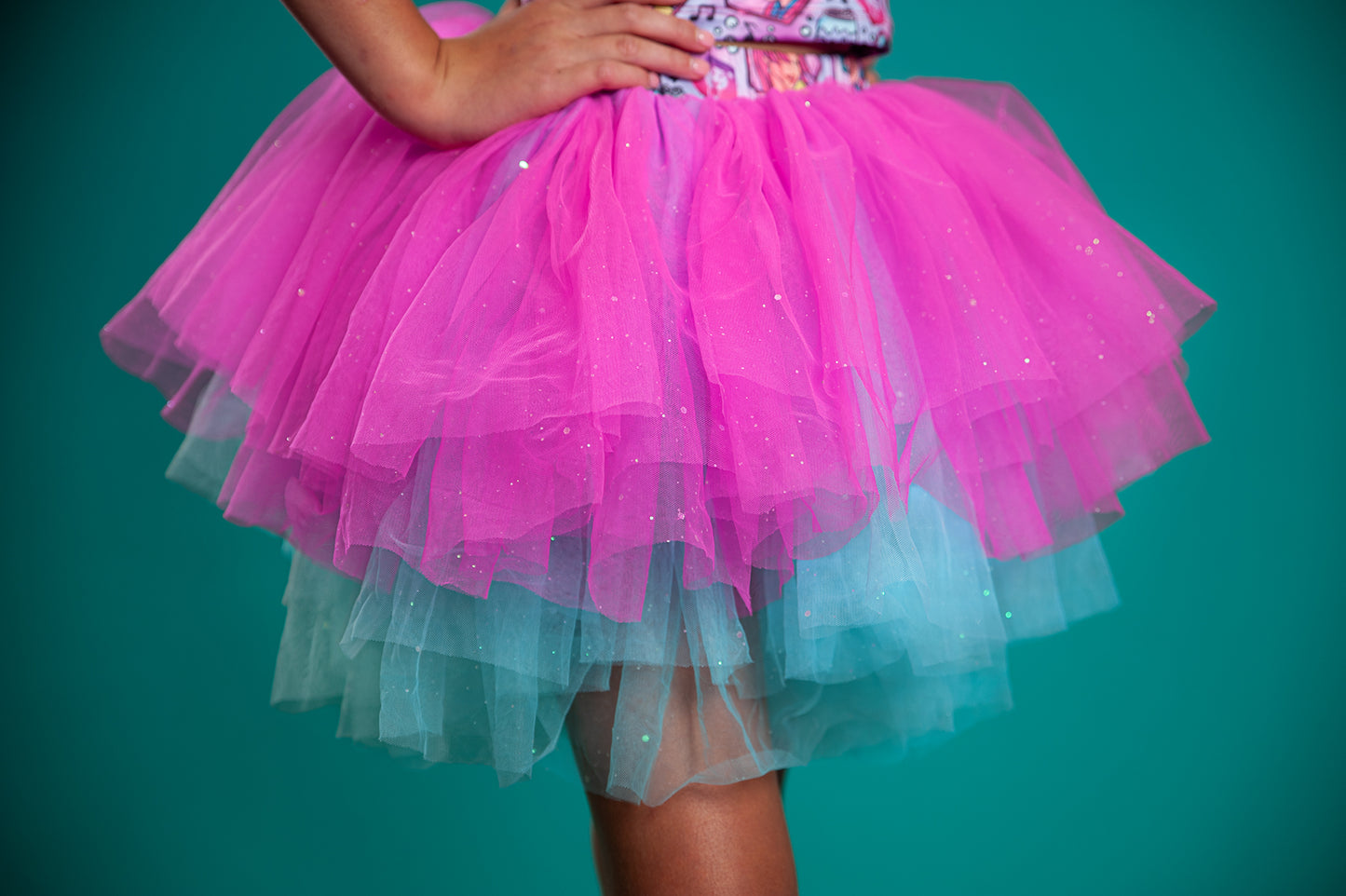 K pop soda pop tutu two piece set bamboo