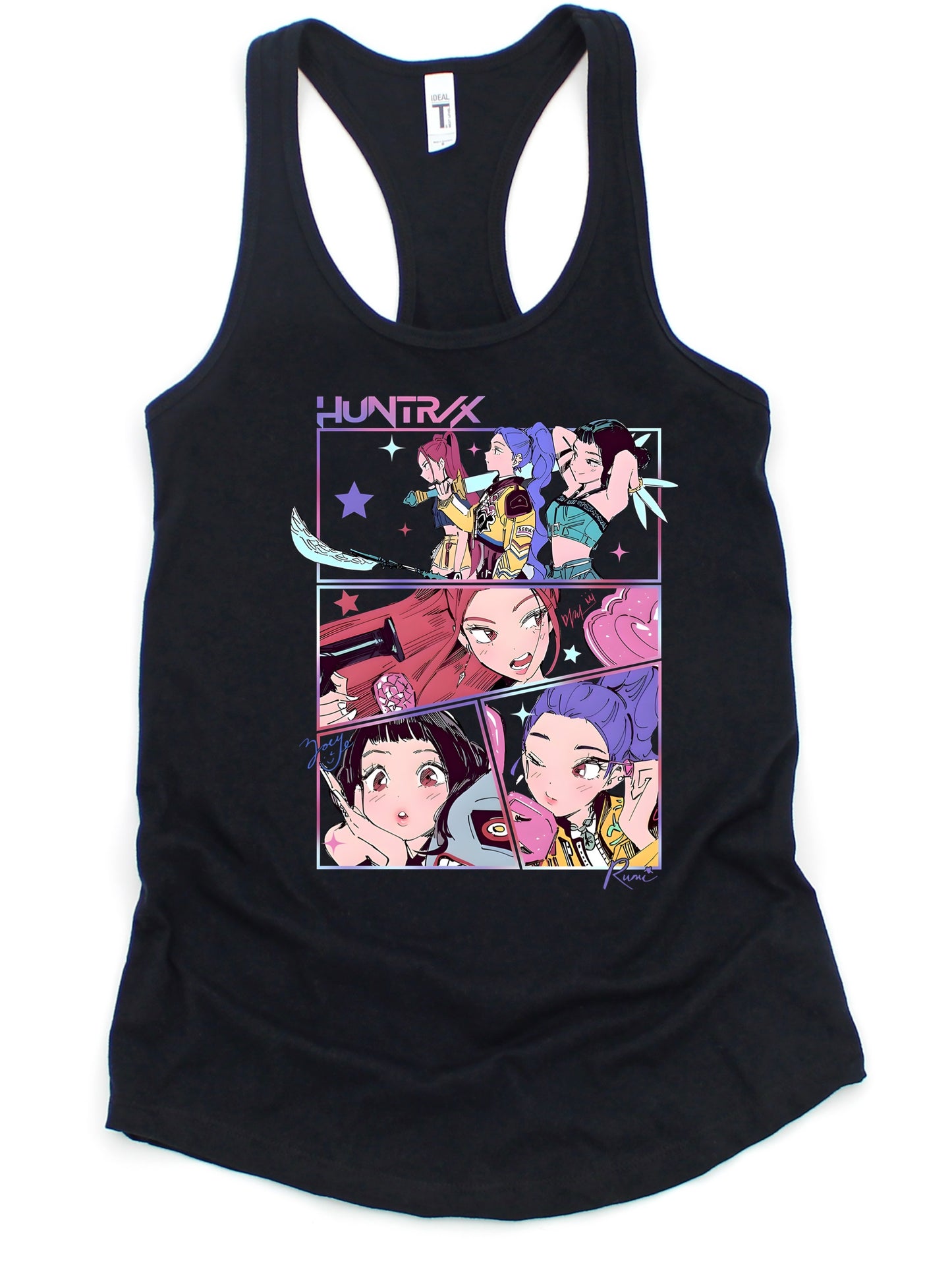 K pop many designs available adult tank (choose design and color)