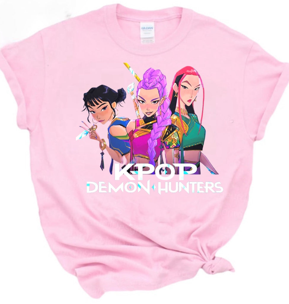 K pop adult unisex tshirt ( choose your color and design)
