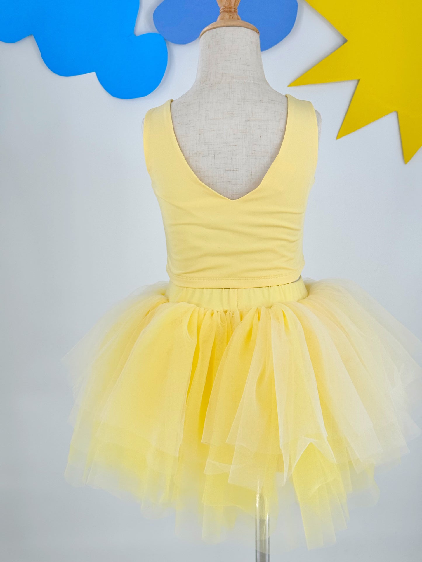 YELLOW Bamboo two piece set