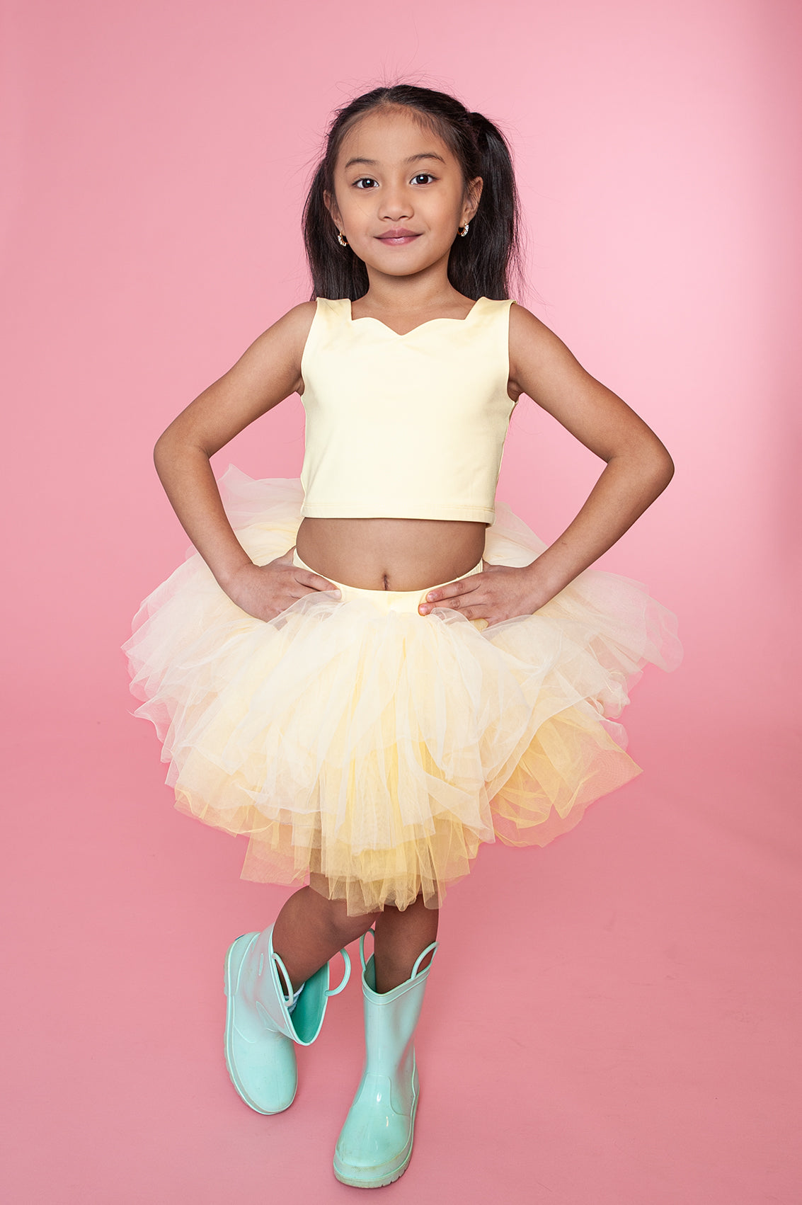 YELLOW Bamboo two piece set