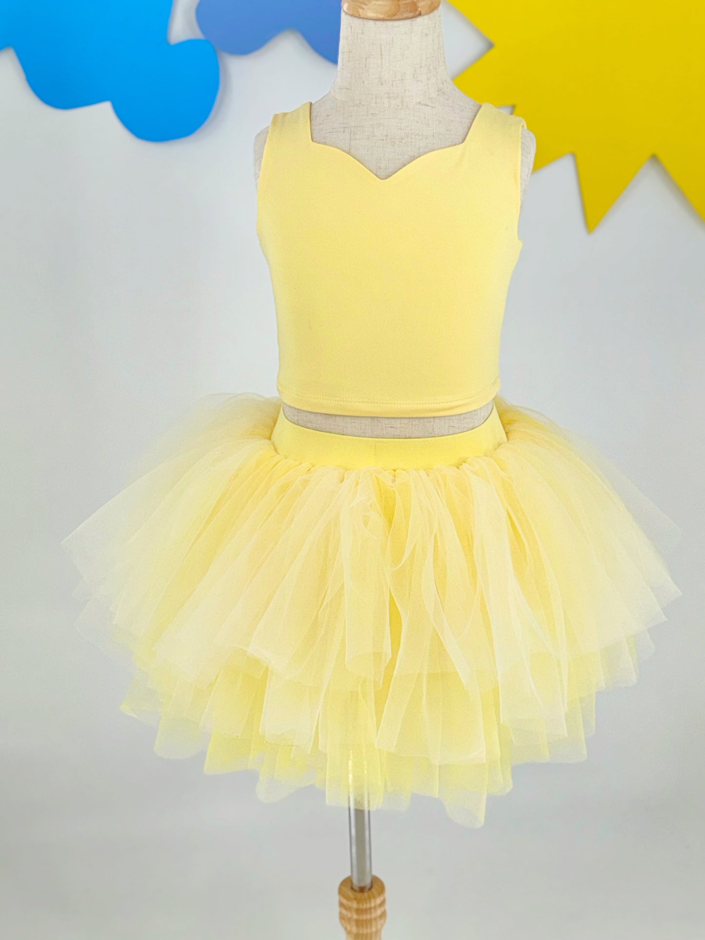 YELLOW Bamboo two piece set