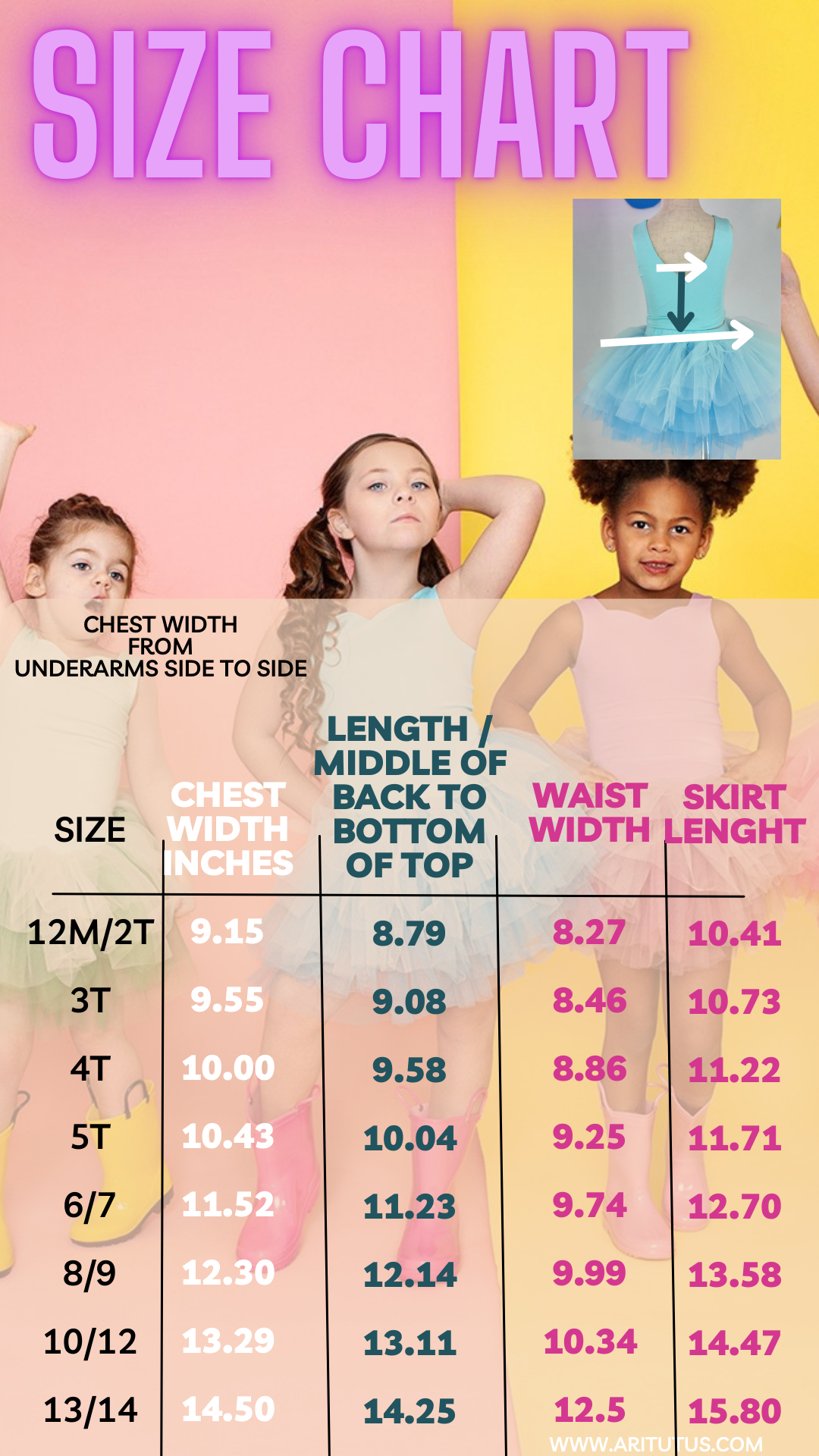 Ursula kids two piece tutu set full coverage READY TO SHIP