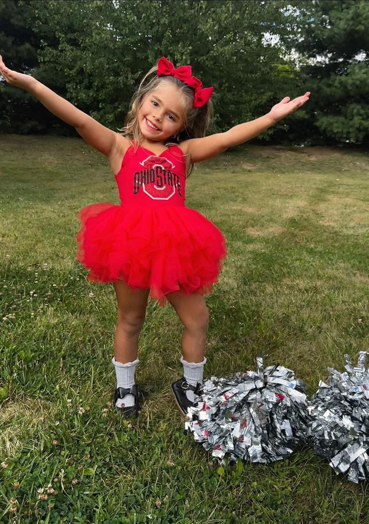 Collegiate Design your own image two piece tutu set full coverage or one piece (select your design and tutu)
