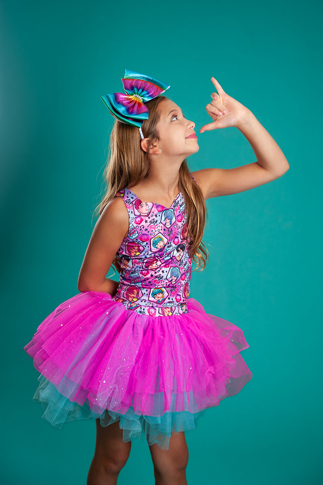 K pop soda pop tutu two piece set bamboo
