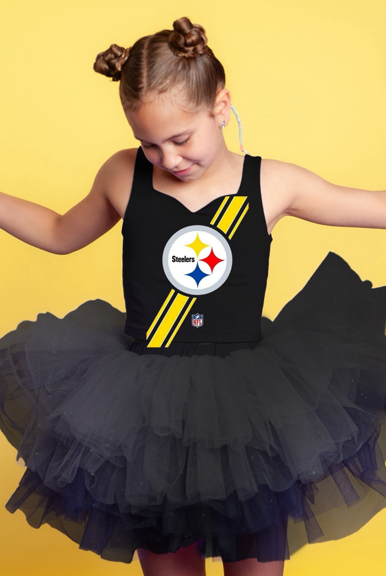 Steelers two piece tutu set full coverage (select your design and tutu)