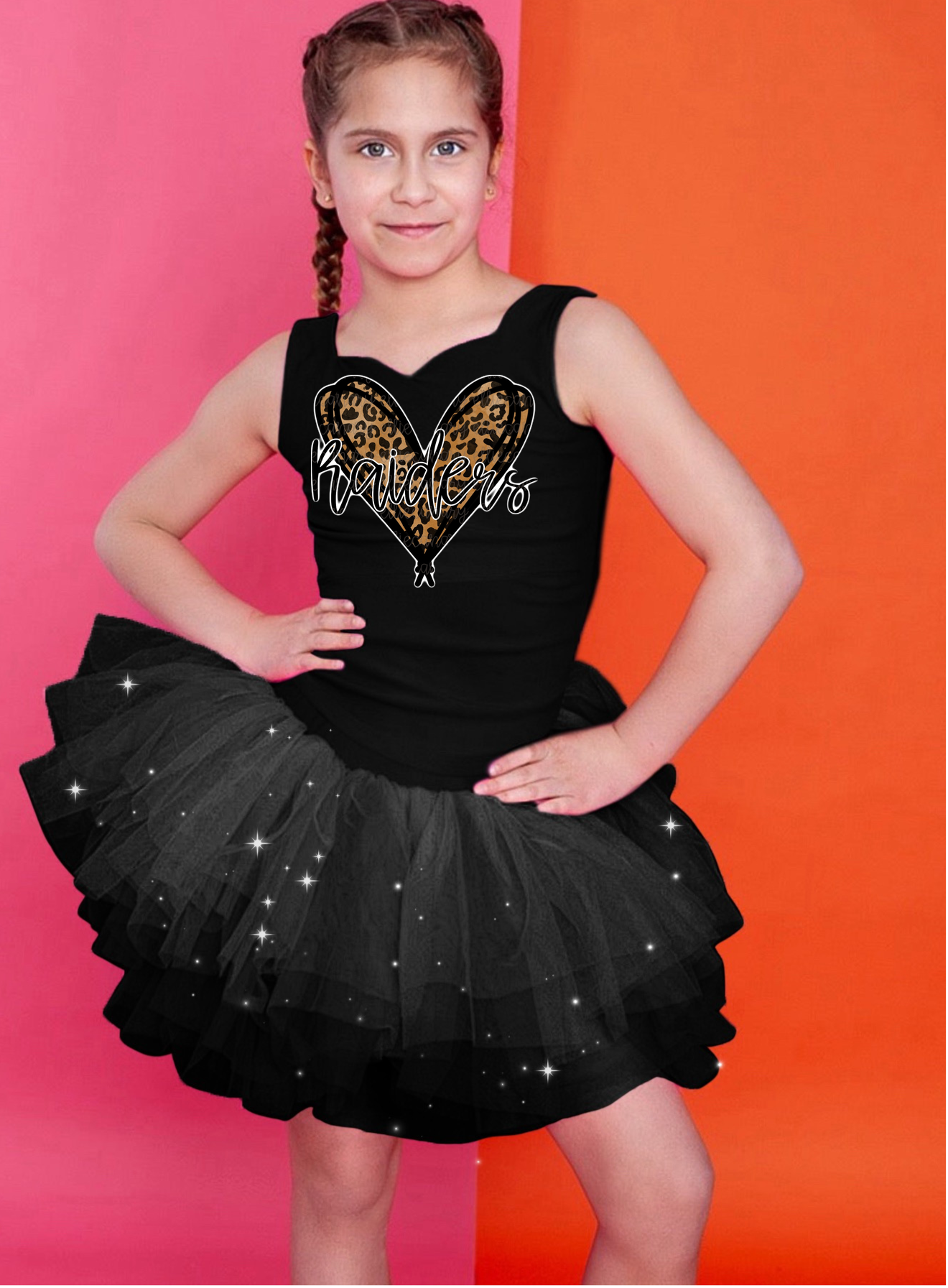 Raiders two piece tutu set full coverage (select your design and tutu)