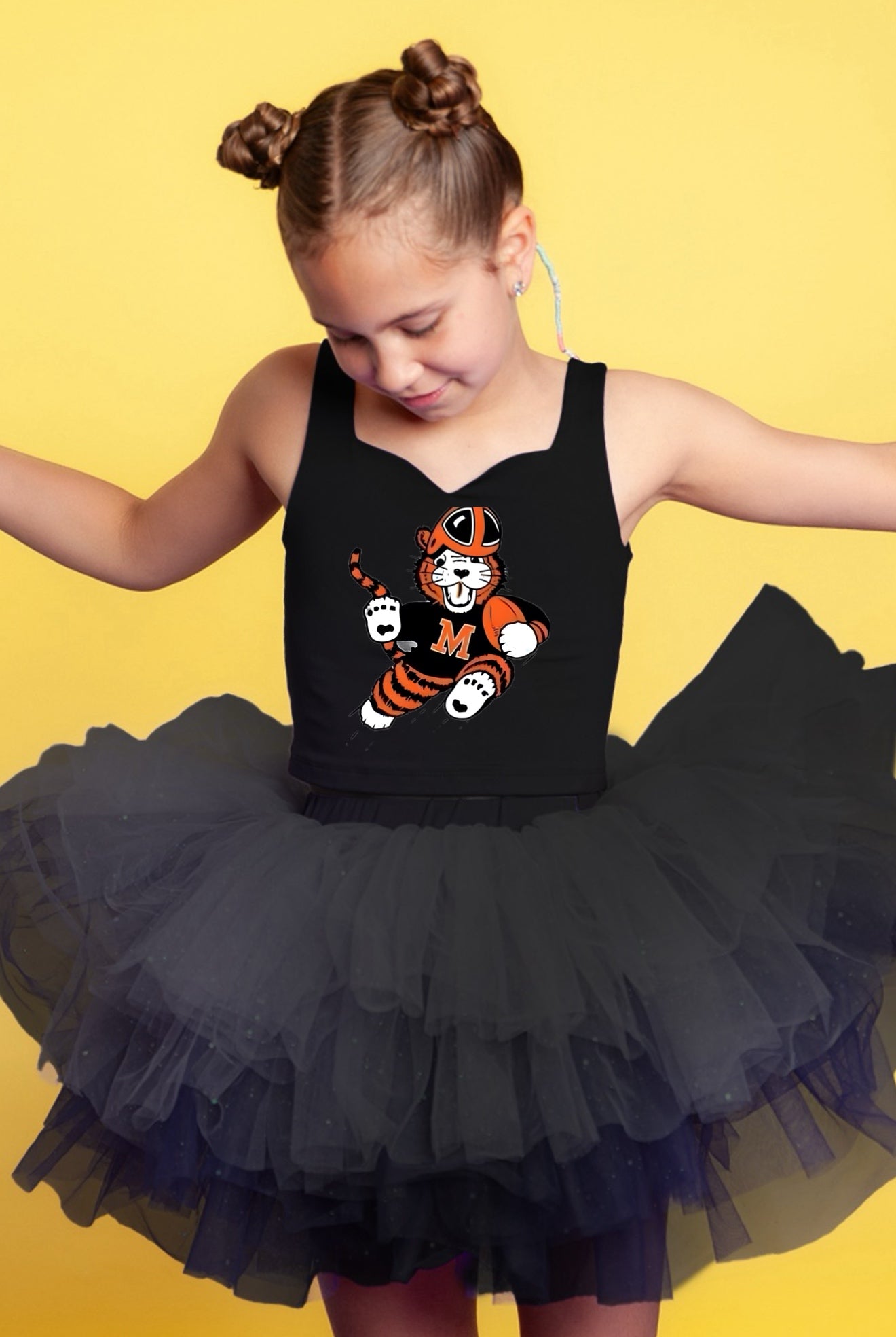 Collegiate Design your own image two piece tutu set full coverage or one piece (select your design and tutu)