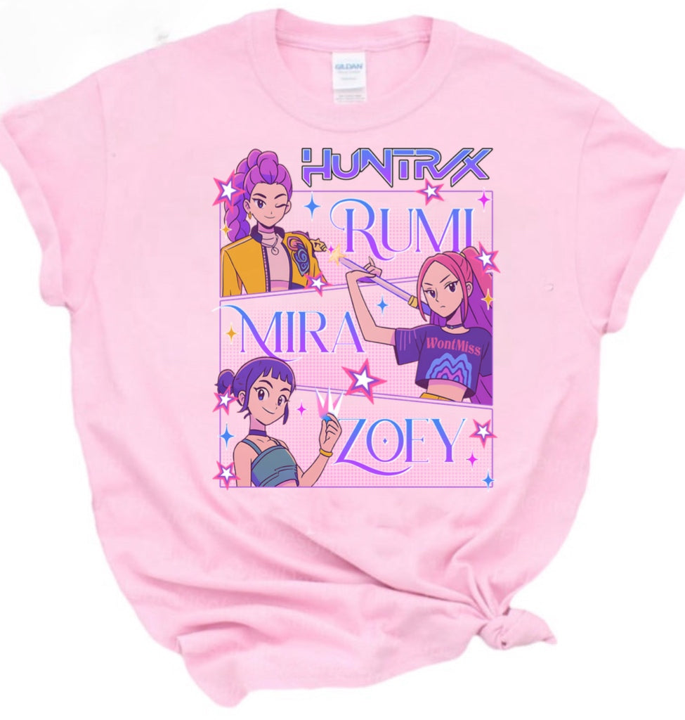 K pop adult unisex tshirt ( choose your color and design)