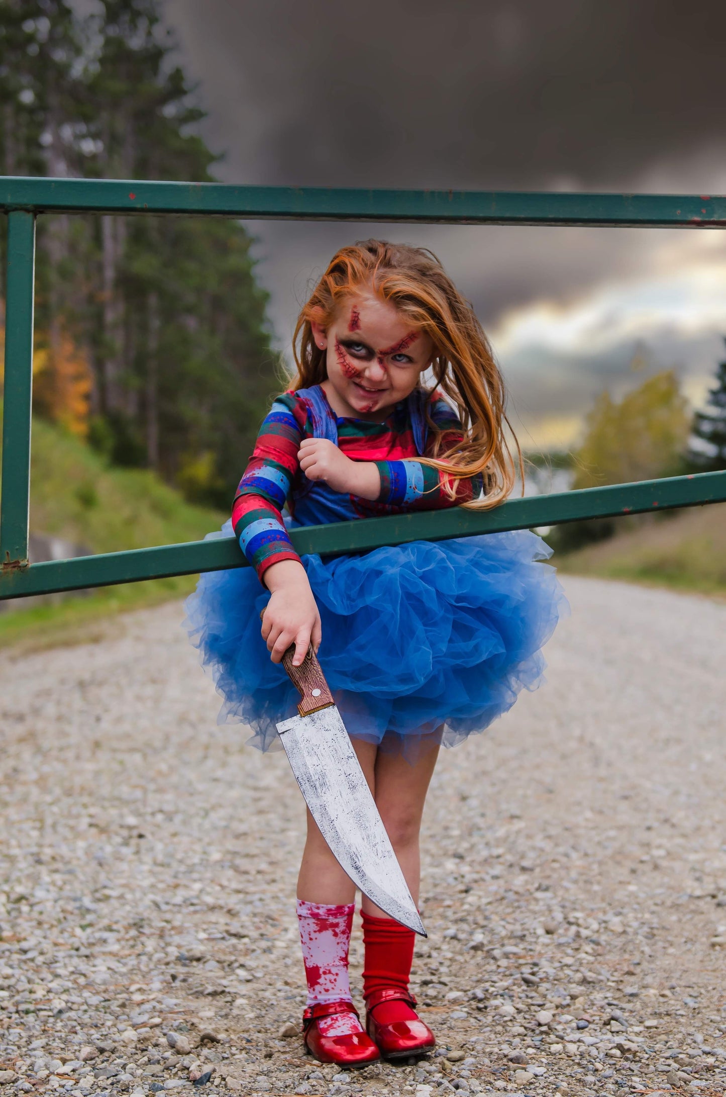 Chucky inspired tutu leotard