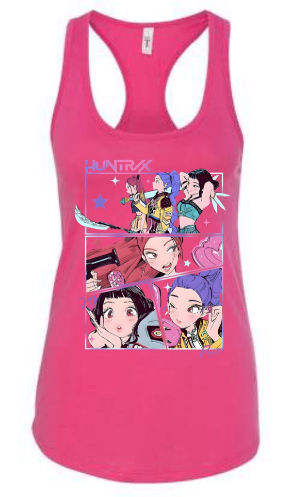 K pop many designs available adult tank (choose design and color)