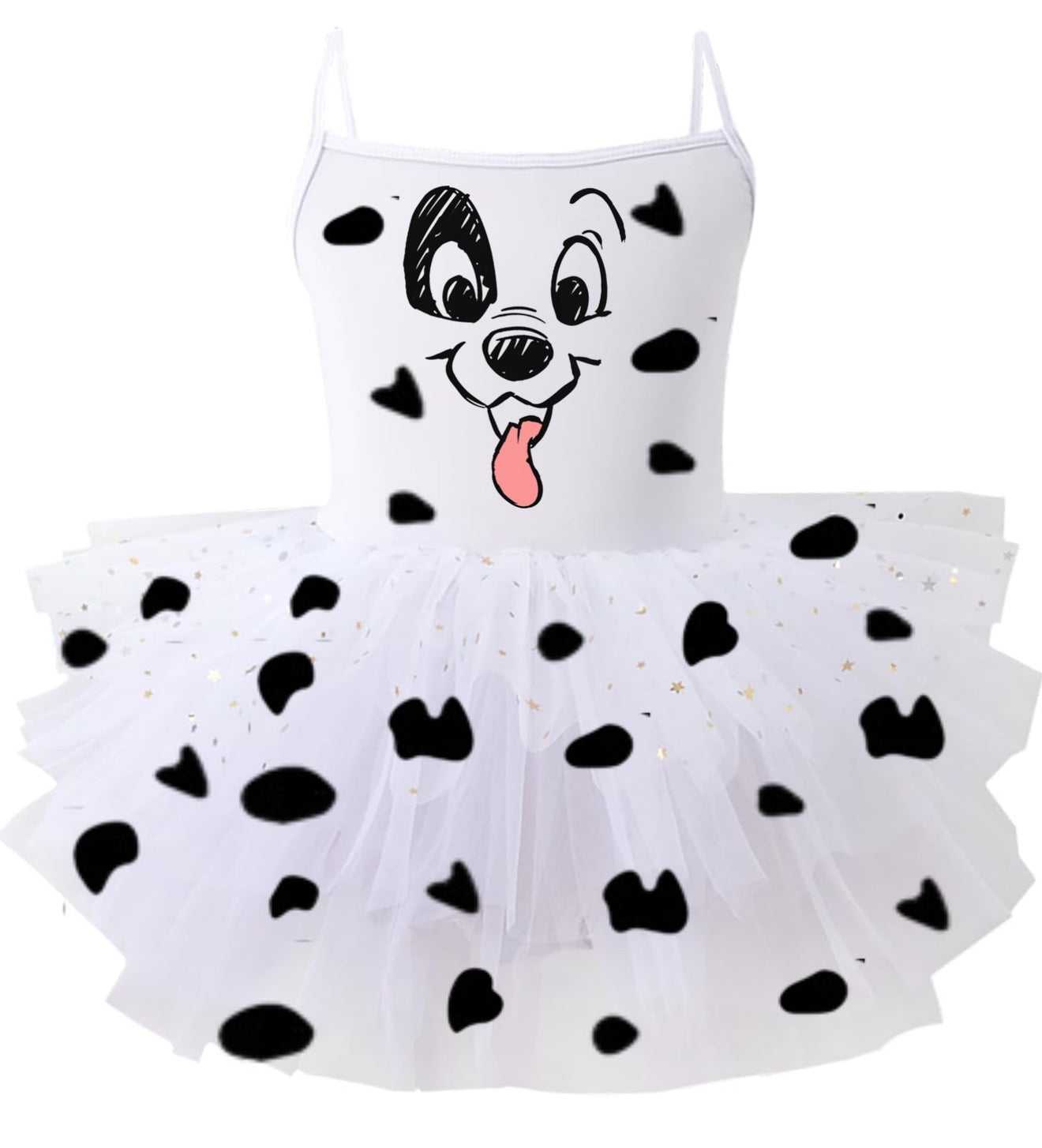 Dalmatian one piece tutu