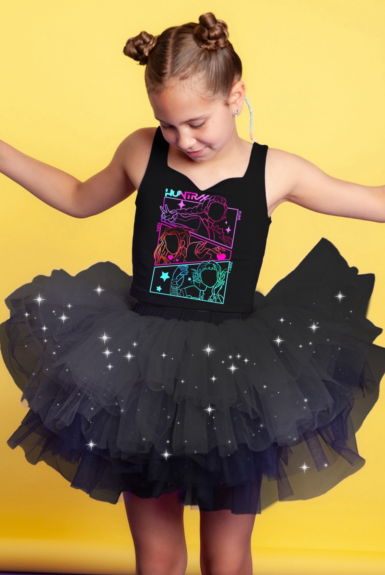 K pop black tutu