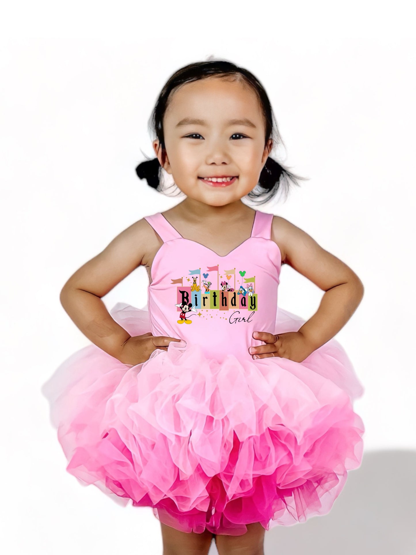 Disney birthday soft tulle