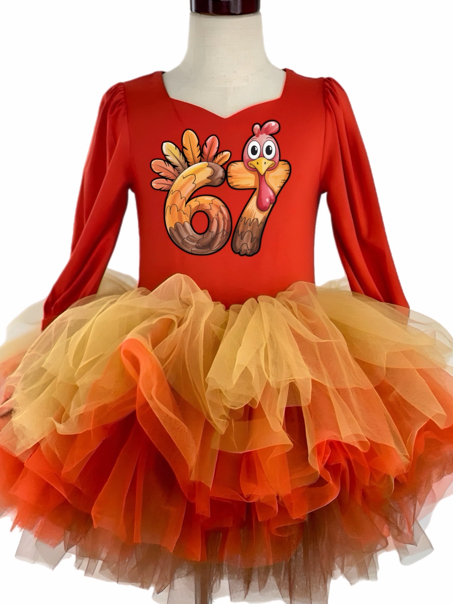 6 7 turkey rust one piece