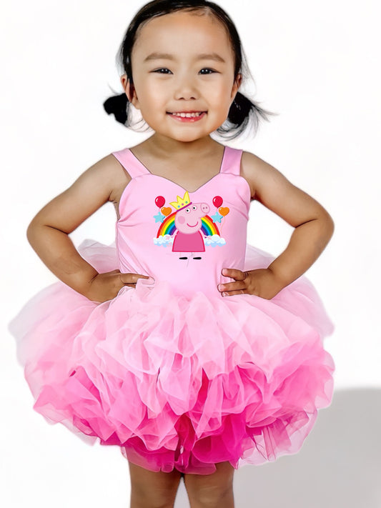 Peppa birthday soft tulle