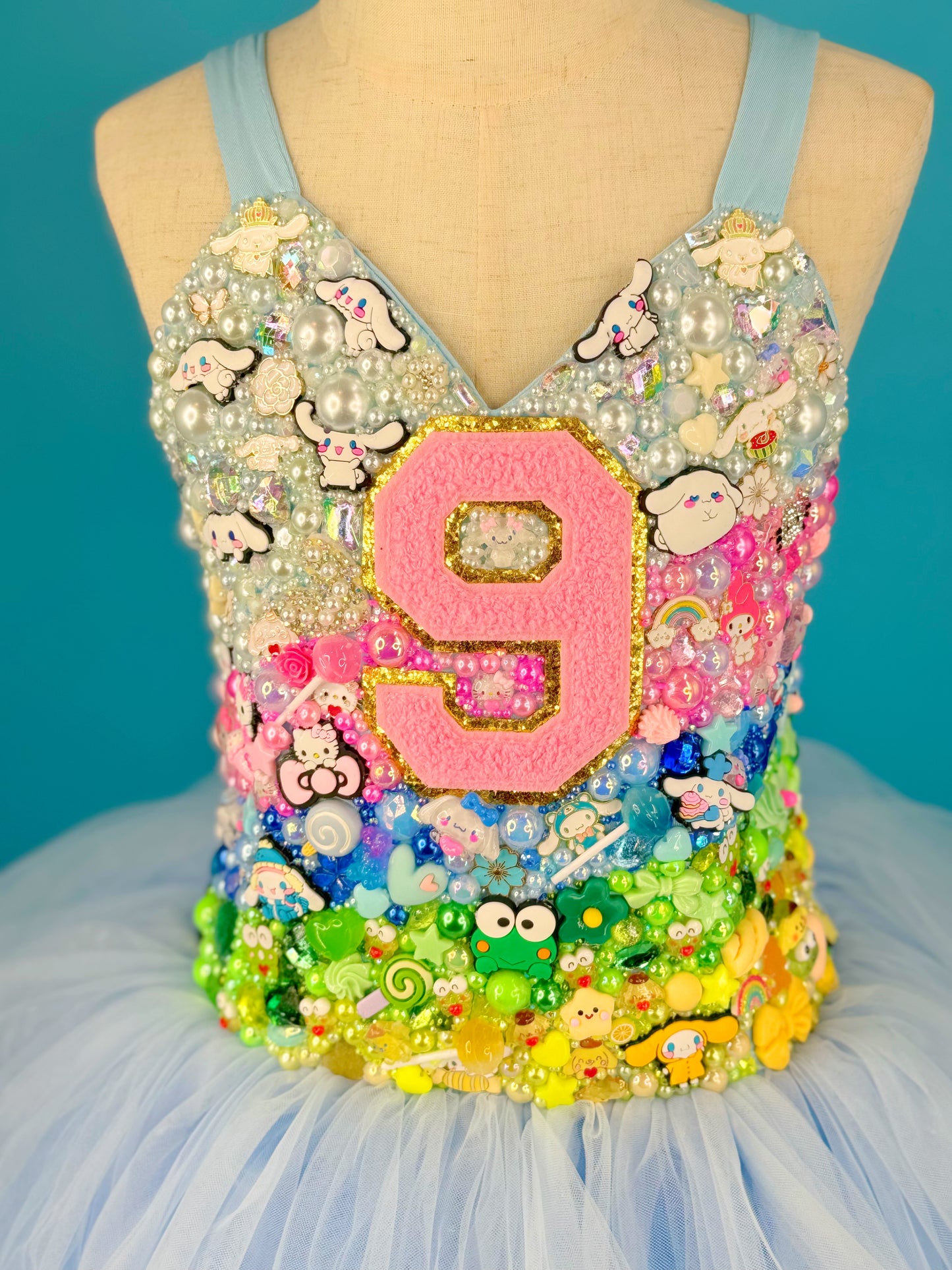 GEMMED TUTU LEOTARD (any theme)