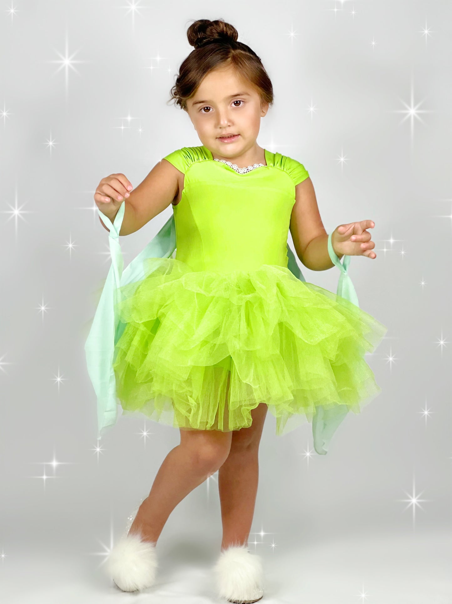 Tinker bell tutu leotard