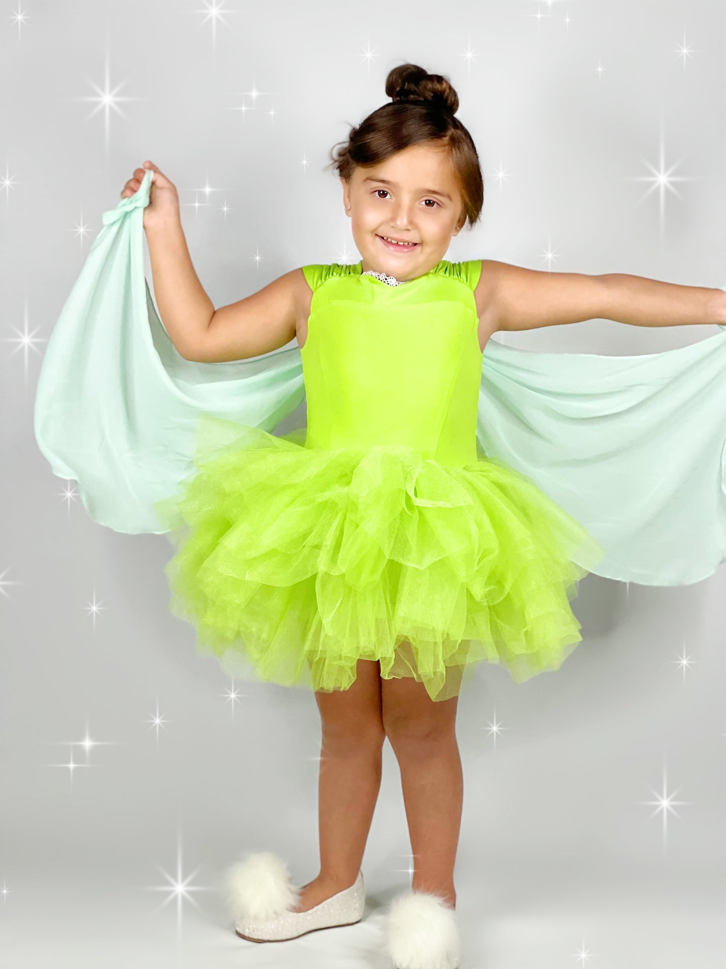 Tinker bell tutu leotard