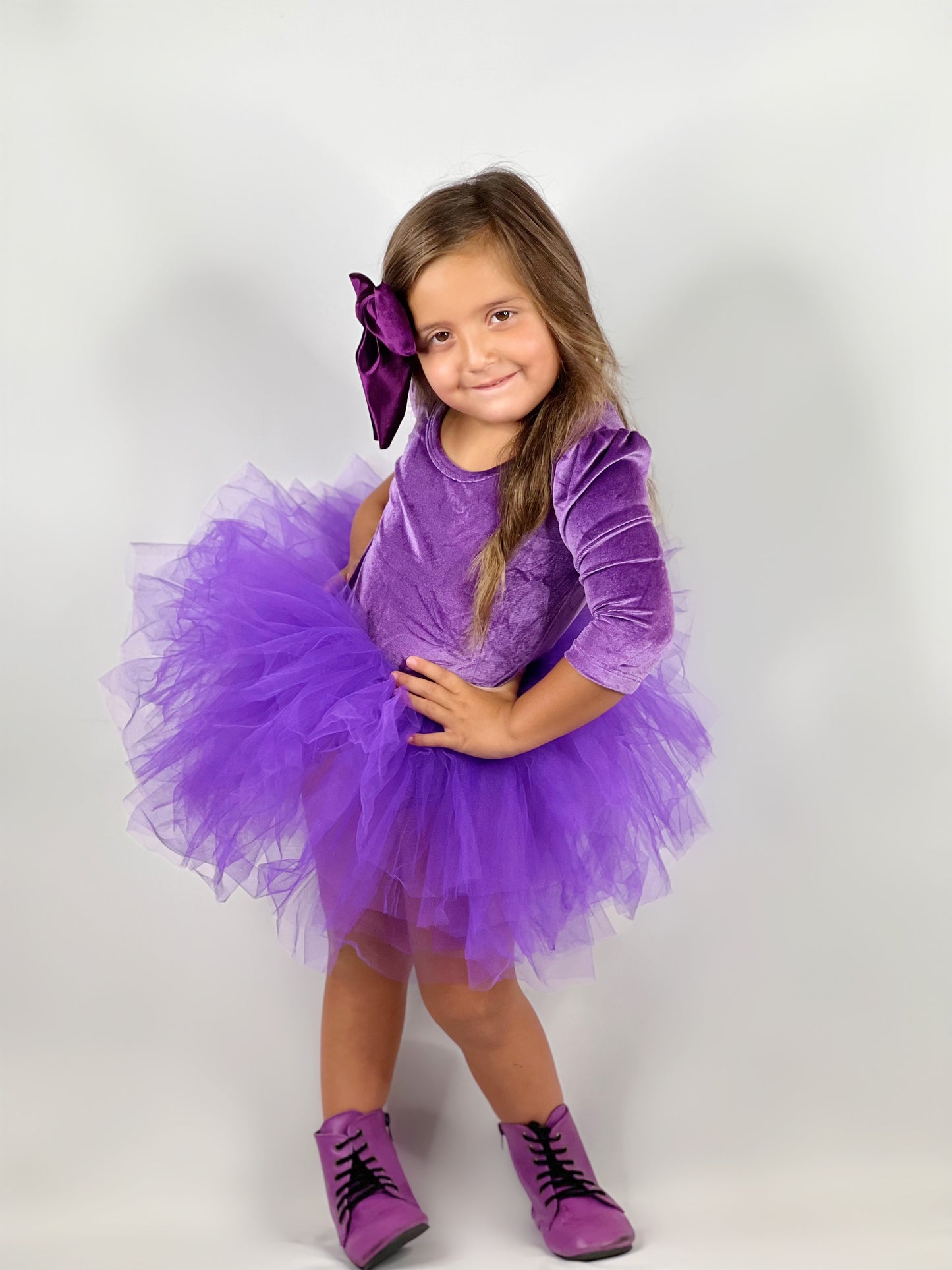 Velvet Violet tutu leotard