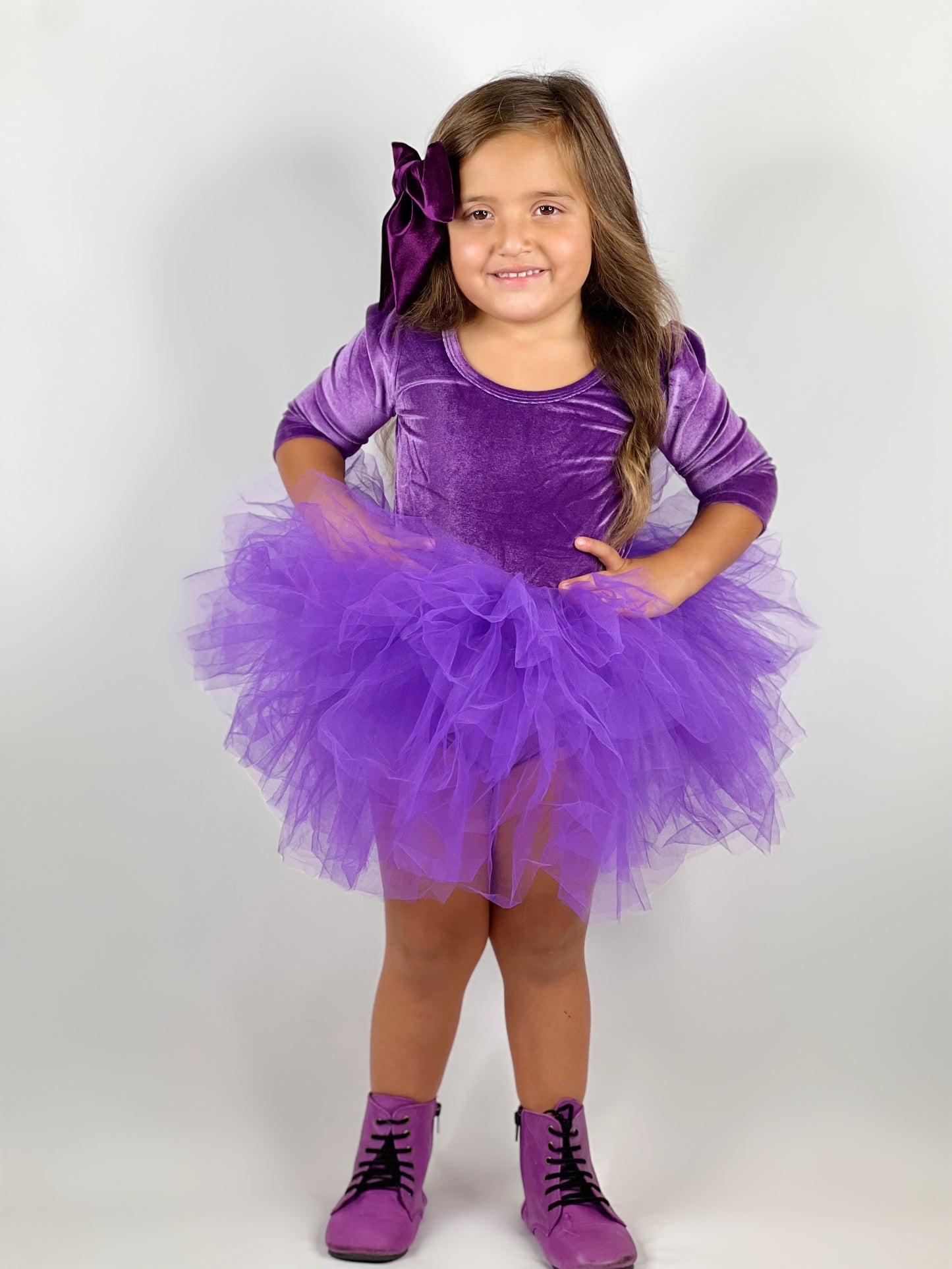 Velvet Violet tutu leotard