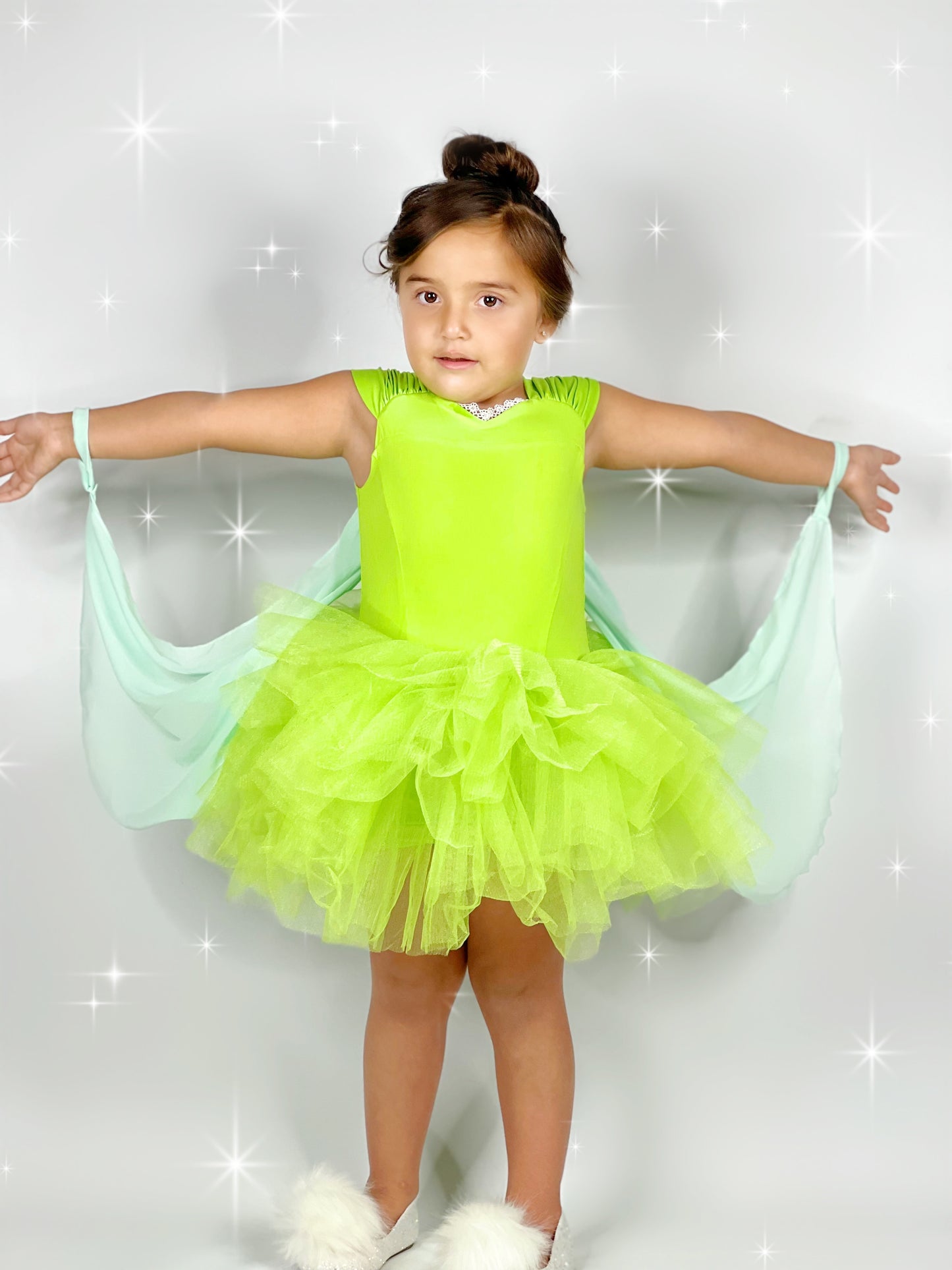 Tinker bell tutu leotard