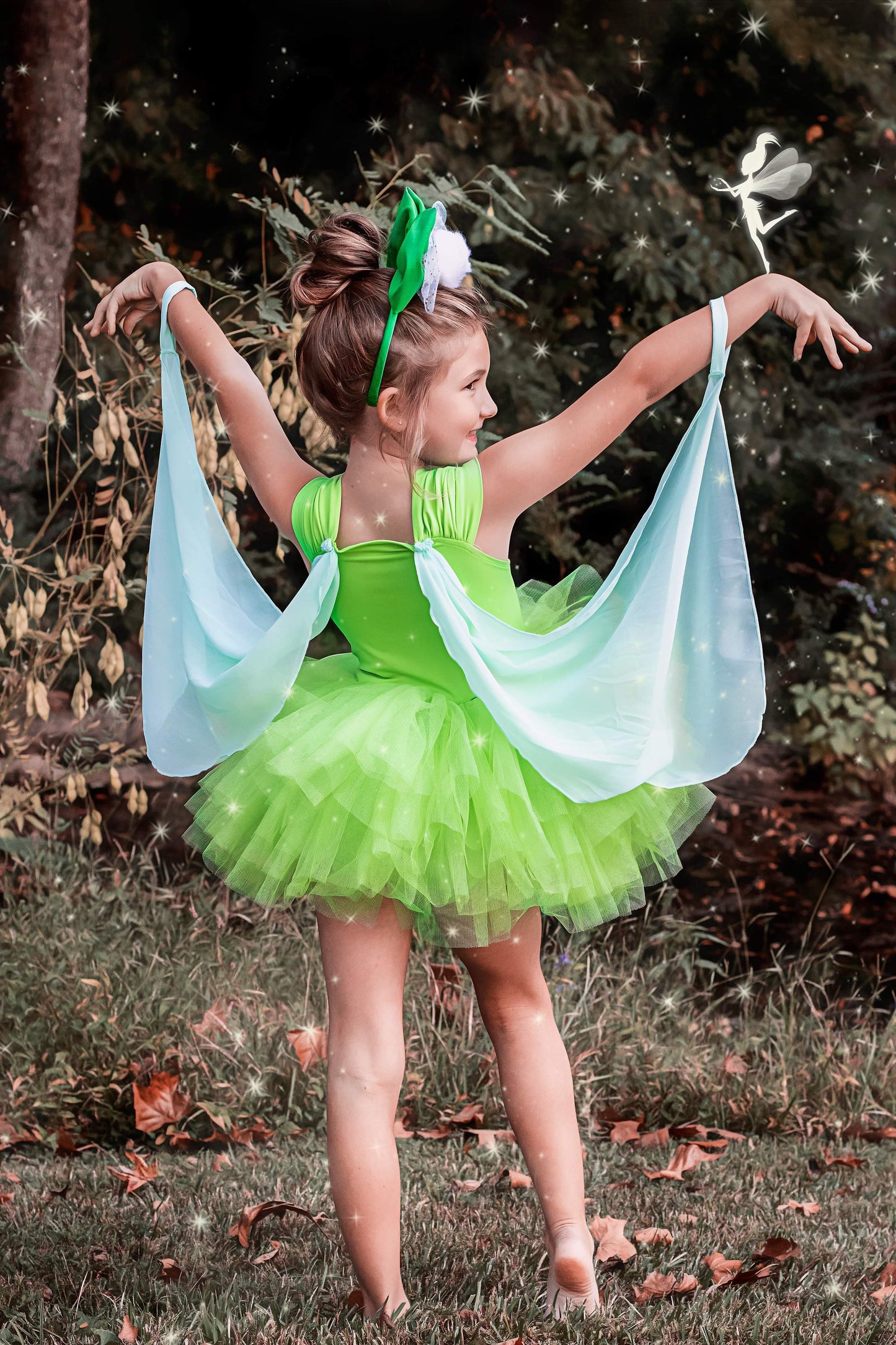 Tinker bell tutu leotard