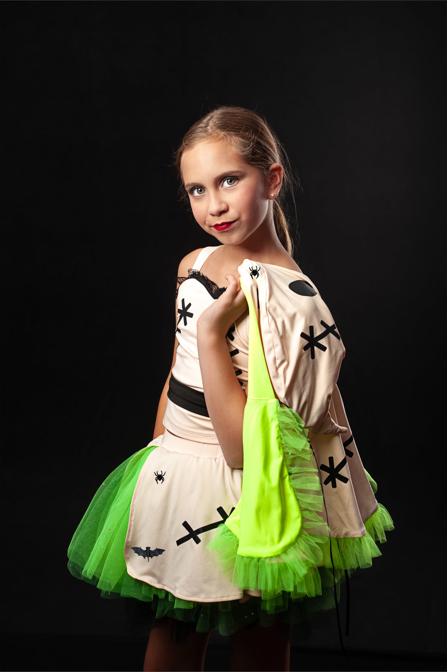 Oogie Boogie man three piece tutu set full coverage (cape included)